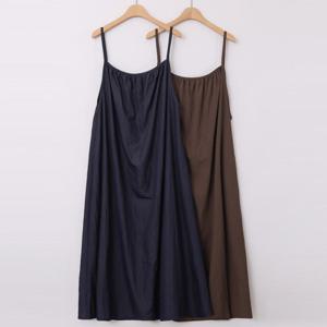 나야홍 / 빅사이즈나시원피스 V048L508 자연주의드레시원피스 W