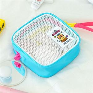 춘식이 스트랩 메쉬 파우치 1P 휴대용 여행용 손가방