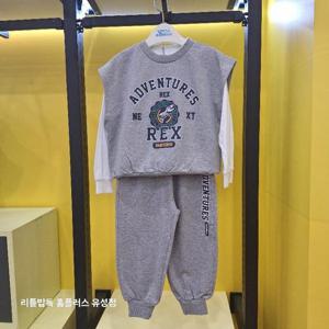 리틀밥독 HC02 렉스조끼셋트티셔츠 H243MWP09,H243MWP10