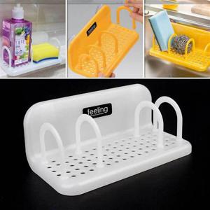 다용도수납걸이 주방수납걸이 씽크대수납함.수세미걸이 칸조절 싱크대 거치대 DIY