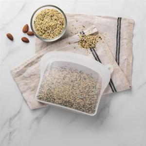 냉장고정리 식재료보관 락앤락 실리콘 크린지퍼백 1200ml 렌지 밀폐용기