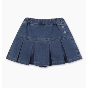 [베네통키즈]25FW-데님 플리츠 스커트 팬츠/QASP01541