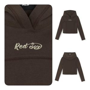 MLB 여성 베이직 슬림핏 후드티(3FHDB1254-43BRS)