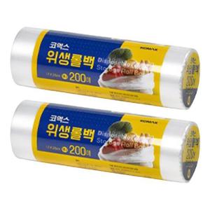 위생롤백 크린백 코멕스 위생용품 위생롤백(170X250mm) 미니 200매 X 2
