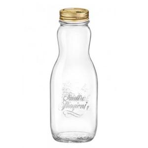 밀폐용기 유리병용기 보르미올리 유리병 밀폐용기 주스 우유병 잼병 1L