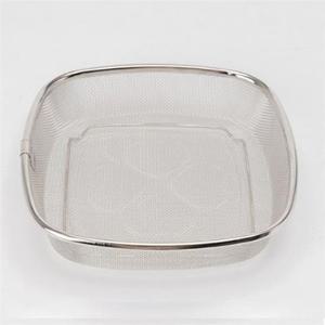 채반 스텐채반 덕흥 채반 낮은 채망 스텐 거름망 튀김망 1호 20cm