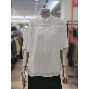 미니멈 세이브존03 미니멈 시스루 셔링 블라우스 ARMYBAWB6040A