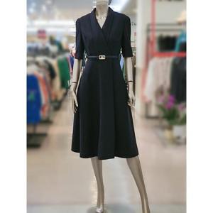 미니멈 세이브존03 미니멈 깃 카라 플레어 원피스 ARMYBAWO4320A