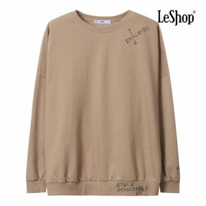 [르샵] 레터링 디테일 코튼 맨투맨 티셔츠 (BP8TS005A)