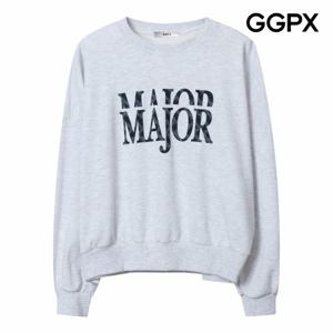 [GGPX] 데님 부클 레터링 맨투맨 티셔츠 (GP8TS008F)