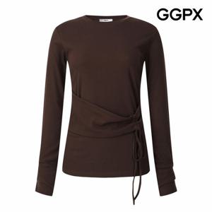 [GGPX] 허리 랩스타일 티셔츠 (GP8TS010F)