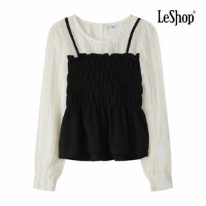 [르샵] 스모크 레이어드형 블라우스 (BP8BL014A)