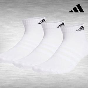 아디다스 양말 3개입 화이트 쿠션 앵클 삭스 남자 남성 여성 단목 HT3441
