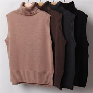 패션의류 EB 데일리 골지하이터틀트임조끼 오버핏 빅사이즈 B758L410 여자옷 의류