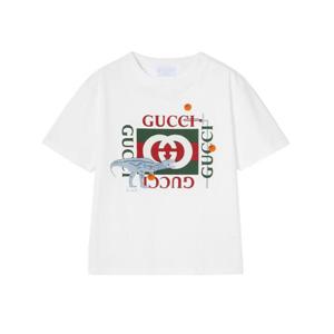 주니어 구찌 티셔츠 575114XJHFH 9214 White