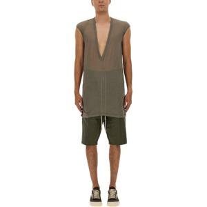 릭오웬스 딥 브이넥 롱 슬리브리스 티셔츠 RU02E1157 UC34