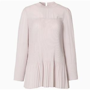 [벨리시앙]주름라운드넥 긴팔블라우스 BL2313-