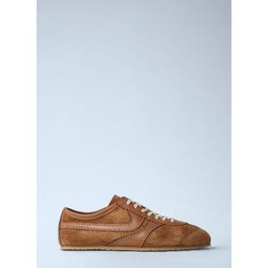 드리스반노튼 스웨이드 로우탑 레이스업 스니커즈 252 011722 1