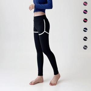 래쉬가드팬츠 ALL4058 여자한줄요가 스포츠레쉬가드9부반바지레깅스