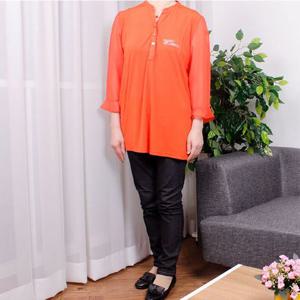 쉬폰블라우스 루즈 쉬폰소매 스칼렛 블라우스 IT-23056