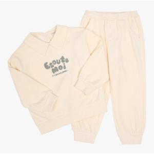 [치크(키즈)]카라맨투맨 조거 바지세트 CKSM24T1B