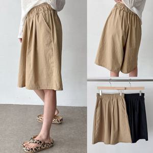 나야홍 / 위쉬몰 GL 탄탄한밴딩버뮤다팬츠(V103H508) 빅사이즈