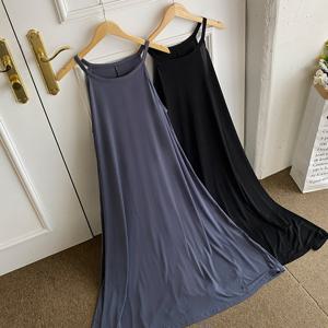 나야홍 / 빅사이즈나시원피스 V076L508 느낌좋은쿨맥시원피스 R