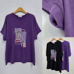 나야홍 / 위쉬몰 RI 벨리볼드브이넥티셔츠(U585H508) 빅사이즈