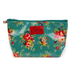 뉴팬시 플라워 삼각 방수 멀티 파우치(그린)