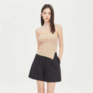 [시슬리]사이드 슬릿 뷔스티에 니트 탑_SAKP45431