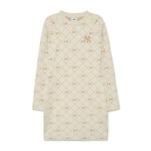 MLB반바지 GQC 3FOPM0334-50CRD 여성 다이아 모노그램 자카드 슬림핏 원피스