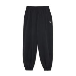 MLB바지 GQC 3FWPB2034-50BKS 여성 베이직 애슬레저 미디움로고 우븐 조거팬츠