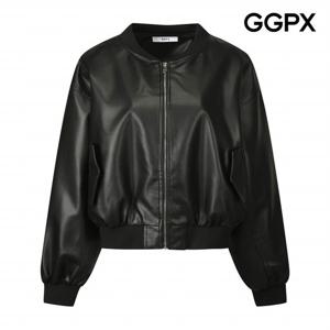 [GGPX] 페이크 레더 봄버 점퍼 (GP8JP009F)
