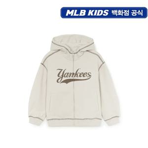 MLB키즈 빈티지 레터링 후드집업 (7AHDB055450CRD)