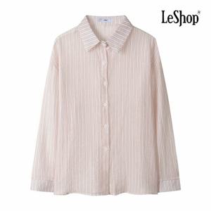 [르샵] 데일리룩 스트라이프 루즈핏 셔츠 (BP8BL005A)