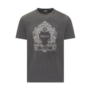 베르사체 반팔 티셔츠 10139441A09893 1E210 GRIGIO SCURO MELAN
