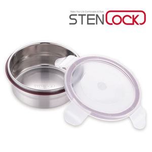 원형 스테인레스반찬통 스텐밀폐용기 300ml