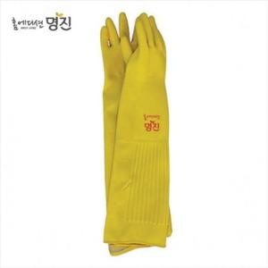명진 공업용 보호장갑 12호 24x65cm 옐로우