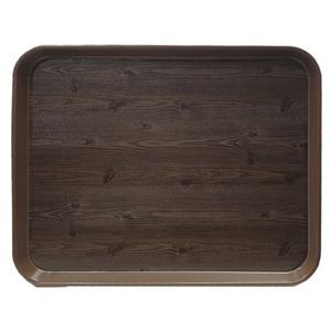 옹이 나무무늬 업소용 사각쟁반 7호