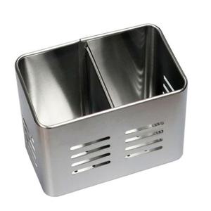 키친 스텐 수저통 물빠짐 수저통 수저꽂이 수저함 2칸