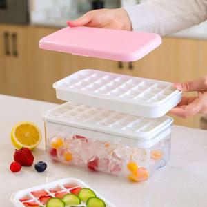 실리콘 원터치 푸쉬 32구 얼음트레이 아이스 큐브 얼