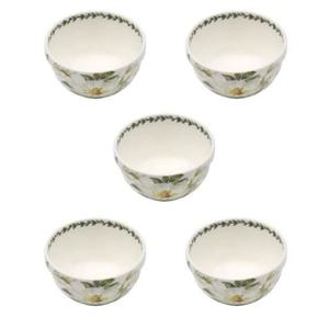 본차이나 밥그릇 공기 식기 밥공기 찬기 세트 목련 5P