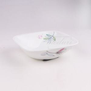 코렐 파스텔멜로디 사각 개인 앞접시 식사라 찬기