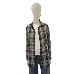 [숲]체크 루즈핏 여름 셔츠 SB7LS3Z