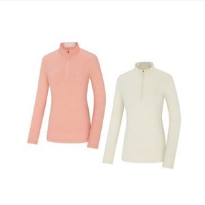 [콜핑]LD33 여성 겨울 부드럽고 신축성 좋은 약기모 집업 티셔츠 KVT0433W