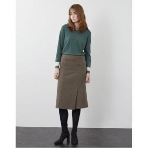 [올리비아로렌]체크 세미 에이라인 스커트__VOCDK3W9321