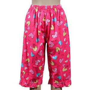 여성 러플 디자인 8부 밴딩 파자마 홈웨어 잠옷 바지