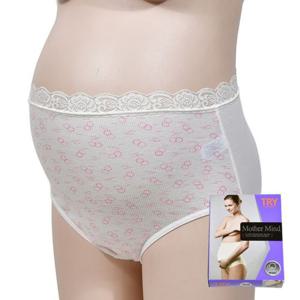 su(트라이)면100% 골지면 레이스밴드 임산부용팬티
