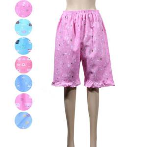 라라 깜찍한 여성 8부 엠보 파자마 잠옷 바지 편한