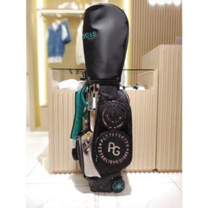 [파리게이츠]521E3CB001_BK-여성 스마일 퀄팅 토끼 키링 포인트 트롤리 캐디백-(25년가을)